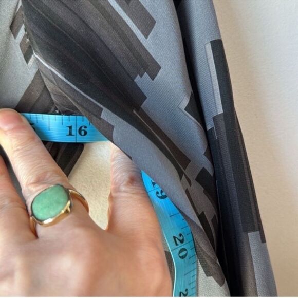 Corey Lynn Calter Anthropologie Geometric Silk Kimono Maxi Dress - Picture 5 of 8